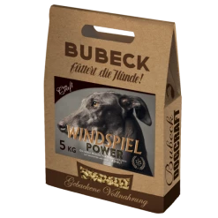 Bubeck Windspiel Power | Getreidefreies Trockenfutter für Windhunde | Hochwertiges Hundefutter