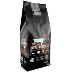 BLACK CANYON® Buffalo Creek Hundefutter mit Makrele & Büffel | Gluten- und Getreidefrei | Premium Nassfutter für Hunde