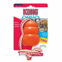 KONG Aqua Hundespielzeug - Robustes Spielzeug für Hunde, Schwimmfähig, Ideal für Training und Spaß
