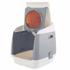 nn Cat Residence Katzentoilette Grau | Hochwertige Katzentoilette für Katzenbedarf