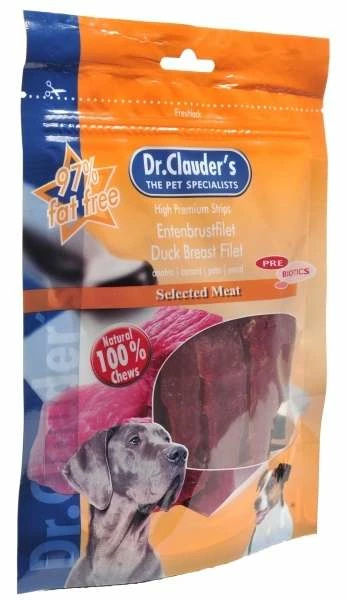 DR. CLAUDERS Entenbrustfilet Hundesnack | 10x 80g | Natürliche Leckerlis für Hunde 1 DR. CLAUDERS Entenbrustfilet Hundesnack | 10x 80g | Natürliche Leckerlis für Hunde