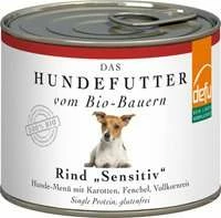 Defu Bio Hundemenü mit Rind, Karotten & Fenchel | Natürliches Hundefutter | 100% Bio