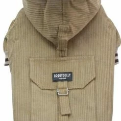 DoggyDolly Brauner Hundemantel | Warme Hundejacke für Hunde | Hundebekleidung