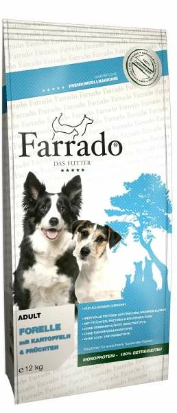 Farrado Adult Dog Futter mit Forelle, Kartoffeln & Früchten - Premium Hundefutter für ausgewogene Ernährung 1 Farrado Adult Dog Futter mit Forelle, Kartoffeln & Früchten - Premium Hundefutter für ausgewogene Ernährung