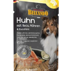 BELCANDO Finest Selection Nassfutter mit Huhn, Reis, Möhren & Zucchini - Premium Hundefutter