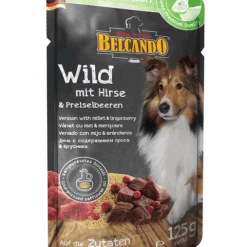 BELCANDO Finest Selection Wild, Hirse & Preiselbeeren - Premium Nassfutter für Hunde