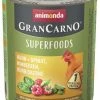 Animonda GranCarno Superfoods Nassfutter mit Huhn - 6 Dosen Hundefutter | Hochwertiges Nassfutter für Hunde