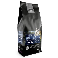 BLACK CANYON® Great Falls Hundefutter mit Forelle & Ente | Gluten- und Getreidefrei | Premium Nassfutter für Hunde