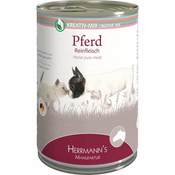Herrmanns Kreativ Mix | 100% Pferd | Hunde- & Katzen Ergänzungsfutter | Natürliches Ergänzungsfutter für Hunde und Katzen 1 Herrmanns Kreativ Mix | 100% Pferd | Hunde- & Katzen Ergänzungsfutter | Natürliches Ergänzungsfutter für Hunde und Katzen