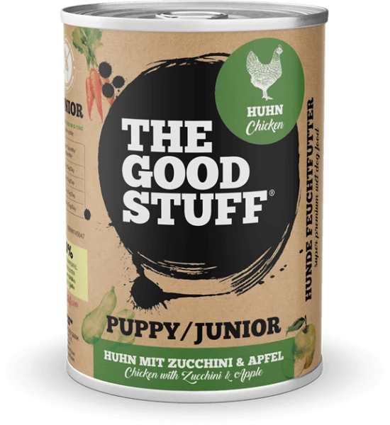 THE GOODSTUFF Puppy Dog Nassfutter mit Huhn & Zucchini | Getreidefrei | Hochwertiges Hundenassfutter 1 THE GOODSTUFF Puppy Dog Nassfutter mit Huhn & Zucchini | Getreidefrei | Hochwertiges Hundenassfutter