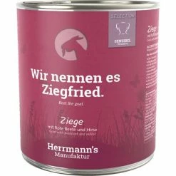 Herrmanns Select Sensible Hundefutter mit Ziege, Rote Beete & Hirse | 6x 800 g | Glutenfrei