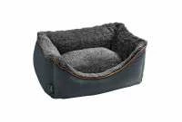 Hunter Hundebett Bergamo | Anthrazit - Premium Hundebett für Komfort und Stil