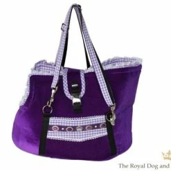 The Royal Dog and Cat Hundetasche Diva | Transporttasche für Hunde und Katzen | 40x30x25cm | Stylisch & Praktisch