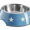 Hunter Melamin-Napf Aarhus Mit Sternen Hellblau - Design Fressnapf für Hunde & Katzen