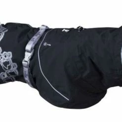 Hurtta Hundemantel Drizzle | Wasserdichter Hundemantel für alle Wetterlagen | Schwarz