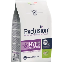 Futterglück Exclusion Hypoallergenic Trockenfutter für kleine Hunderassen | Mit Insektenprotein & Erbse | 2,5 kg