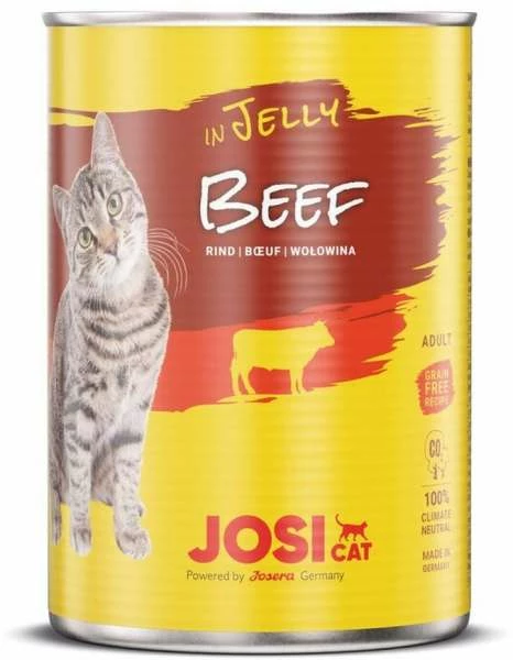 Josera JosiCat Rind in Gelee | 12x400g Nassfutter für Katzen | Hochwertiges Katzenfutter 1 Josera JosiCat Rind in Gelee | 12x400g Nassfutter für Katzen | Hochwertiges Katzenfutter