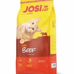 Josera JosiCat Trockenfutter mit Rind | 10 kg Katzenfutter | Premium Trockenfutter für Katzen