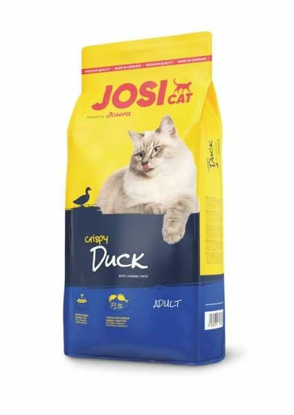 Josera JosiCat Crispy Duck Trockenfutter für Katzen, 10 kg - Premium Katzenfutter mit Ente 1 Josera JosiCat Crispy Duck Trockenfutter für Katzen, 10 kg - Premium Katzenfutter mit Ente