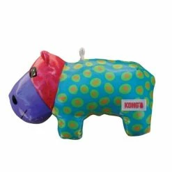 KONG ® Shieldz Hippo M | Langlebiges Hundespielzeug für aktive Hunde