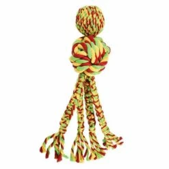 KONG ® Wubba Weaves mit Seil | XL | Langlebiges Hundespielzeug für aktive Hunde