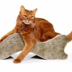 Cat-On Kabou Katzenhöhle | 500 x 180 x 280 mm | Papphöhle für Katzen | Gemütlicher Schlafplatz