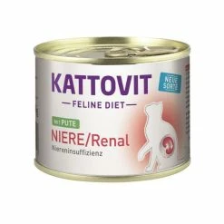 Kattovit Niere Renal Katzenfutter mit Pute - 12x185g, Spezialdiät für Nierengesundheit