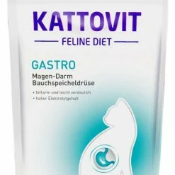 KATTOVIT Diet Gastro | 6x400g Trockenfutter für Katzen - Spezialdiät für empfindliche Mägen