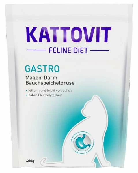 KATTOVIT Diet Gastro | 6x400g Trockenfutter für Katzen - Spezialdiät für empfindliche Mägen 1 KATTOVIT Diet Gastro | 6x400g Trockenfutter für Katzen - Spezialdiät für empfindliche Mägen