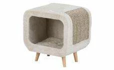 Trixie Kuschelhöhle Alicia | Lichtgrau/grau-meliert | Katzen-Schlafplatz | Kuschelhöhle für Katzen