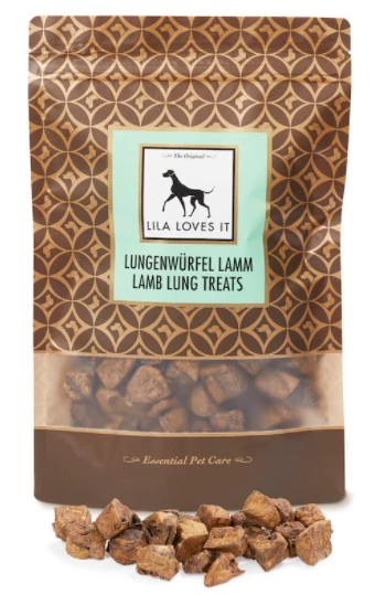 LILA LOVES IT Lungenwürfel mit Hirsch | 200 G natürliche Hundesnacks | Getreidefrei & gesund 1 LILA LOVES IT Lungenwürfel mit Hirsch | 200 G natürliche Hundesnacks | Getreidefrei & gesund