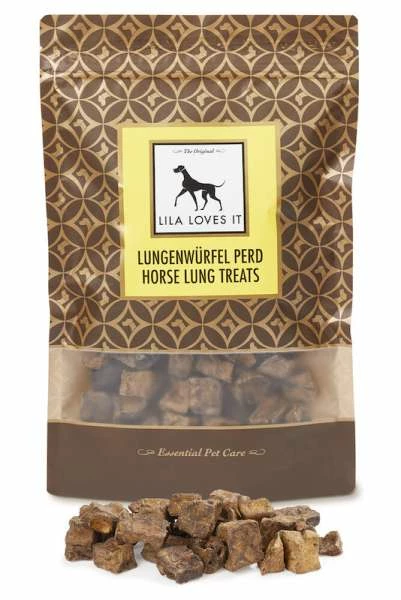 LILA LOVES IT Lungenwürfel mit Pferd | 200 G natürliche Hundesnacks | Leckerlis für Hunde 1 LILA LOVES IT Lungenwürfel mit Pferd | 200 G natürliche Hundesnacks | Leckerlis für Hunde