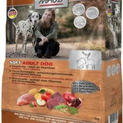 MACS Mac's Soft Hundefutter mit Pute & Hirsch - Premium Nassfutter für Hunde