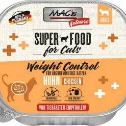 MACS Katzenfutter Nassfutter | Weight Control mit Huhn | 6x100g | Ideal für Diät & Gewichtskontrolle