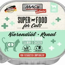 MACS Cat Vetcare Nierendiät - Renal Nassfutter mit Lachs & Huhn, 16x100g
