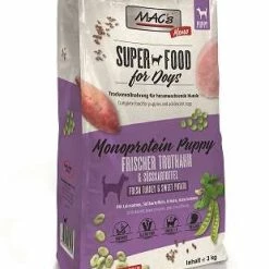 MACS Mac's Dog Mono Puppy Trockenfutter mit Truthahn - Hochwertiges Hundefutter für Welpen