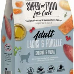 MACS Cat Adult Trockenfutter mit Lachs & Forelle - Hochwertiges Katzenfutter für ausgewachsene Katzen