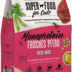 MACS Cat Mono Katzentrockenfutter mit Pferd - Hochwertiges Trockenfutter für Katzen