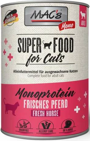 MACS Cat Mono Mit Pferd | 6 Dosen Katzennassfutter | Hochwertiges Nassfutter für Katzen 1 MACS Cat Mono Mit Pferd | 6 Dosen Katzennassfutter | Hochwertiges Nassfutter für Katzen