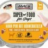 MACS Dog Mit Huhn Pur & Hühnerherzen | 10x 150g Schälchen | Hundefutter Nassfutter