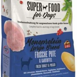 MACS Mono Large Breed Hundetrockenfutter mit Pute & Kartoffel - Premium Trockenfutter für große Hunde