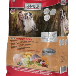 MACS Mac's Soft Hundefutter mit Huhn & Lachs - Hochwertiges Nassfutter für Hunde