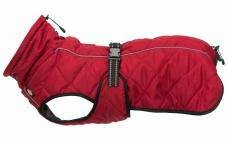 Trixie Regenmantel Minot für Hunde | Rot | Wasserdicht & Atmungsaktiv