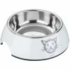 Hunter Melamin-Napf MILOS Weiß - Design Fressnapf für Hunde und Katzen
