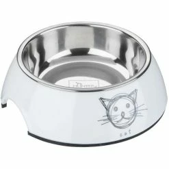 Hunter Melamin-Napf MILOS Weiß - Design Fressnapf für Hunde und Katzen