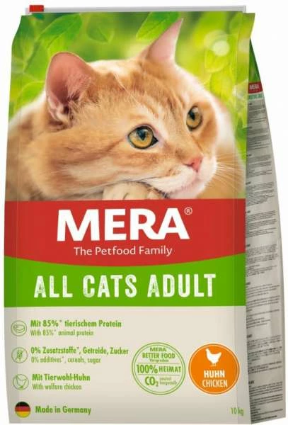 MERA DOG MeraCat All Cats Adult Trockenfutter mit Huhn, 10 kg - Hochwertiges Katzenfutter 1 MERA DOG MeraCat All Cats Adult Trockenfutter mit Huhn, 10 kg - Hochwertiges Katzenfutter
