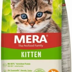 MERA DOG MeraCat Kitten Trockenfutter mit Huhn | 10 Kg | Hochwertiges Katzenfutter für junge Katzen