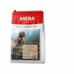 MERA DOG MeraDog Pure Sensitive Junior Hundefutter mit Truthahn & Reis - Hypoallergenes Futter für Junghunde