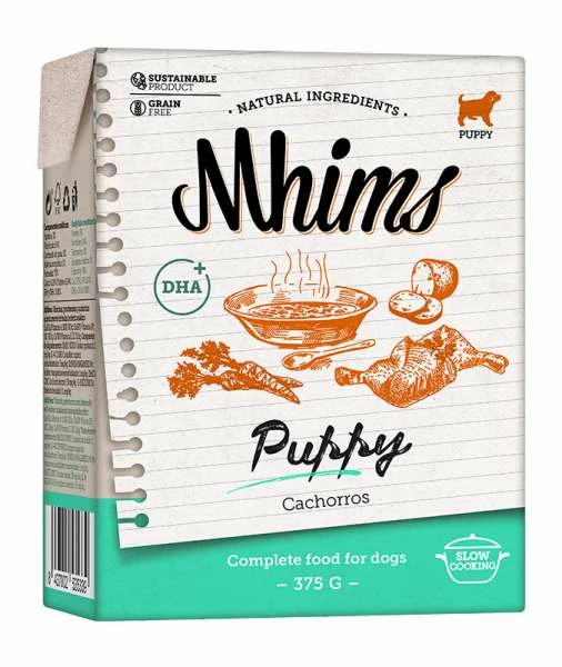 Mhims Hundenassfutter für Welpen & Hunde | Mit Huhn & Kartoffeln | 12x 375g | Hochwertiges Hundefutter 1 Mhims Hundenassfutter für Welpen & Hunde | Mit Huhn & Kartoffeln | 12x 375g | Hochwertiges Hundefutter