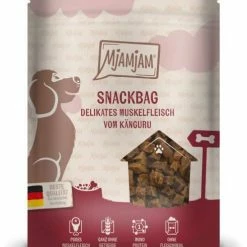 MjAMjAM Snackbag mit Känguru-Muskelfleisch | 8x 100g Hundesnacks | Natürliche Leckerlis für Hunde